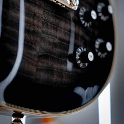 Epiphone Les Paul Custom Bats in Flight Transparent Ebony Burst image 3