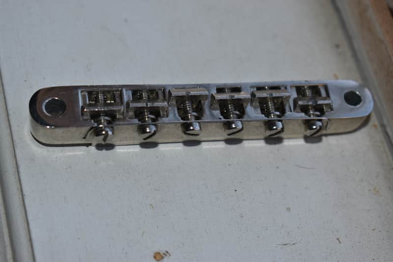 Gibson TUNE-O-MATIC BRIDGE 1960'S-1970'S - CHROME image 1
