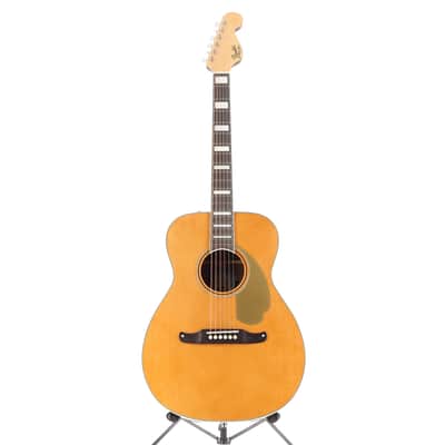 Fender California Vintage Malibu AE Guitar WC Gold Pickguard, Aged Natural (P) (08097) image 5