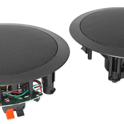 (4) Rockville HC655 6.5" 500 Watt Black In-Ceiling Home Theater Speakers 8 Ohm image 6