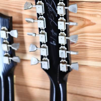 Gibson SLASH 1966 EDS-1275 DOUBLENECK - SIGNED/AGED 2019 - Black image 17