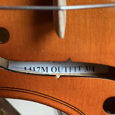 Hunter Fine Violin 1417M Outfit 3/4 Violin w/ Bow & Hard Case – Used image 9