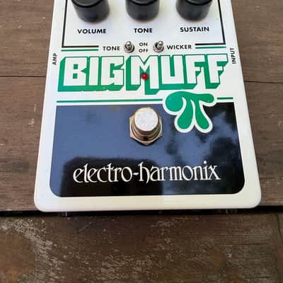 Electro-Harmonix Big Muff Pi with Tone Wicker Distortion / Sustainer 2008 - Present - White / Black / Green image 2