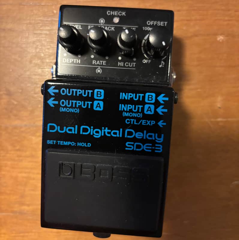 Boss SDE-3 Dual Digital Delay 2024 - Present - Black image 1