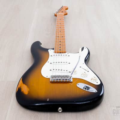 1983 Fender Fullerton American Vintage ‘57 Stratocaster Sunburst w/ Case, Hangtags image 11