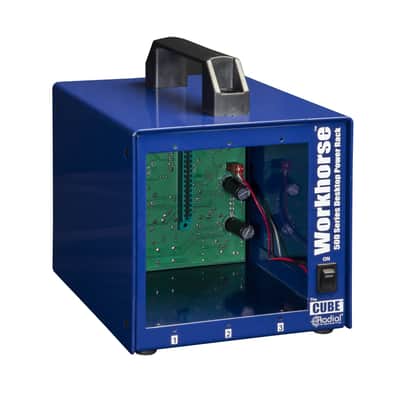 Radial Engineering Workhorse Cube 3-Space Desktop Power Rack for 500 Series Modules *AUTHORIZED DEALER image 1