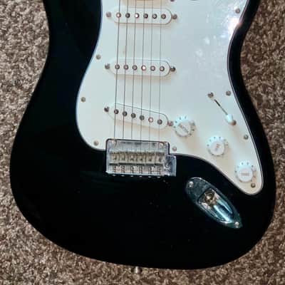 2020 Fender Player Stratocaster with Maple Fretboard electric guitar black image 3