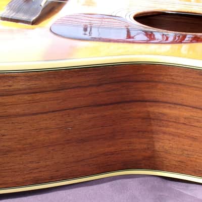 Yamaha FG450 Green Label Nippon Gakki Japan 1972 to 74 Natural New Jakaranda + Original Rocket case image 14