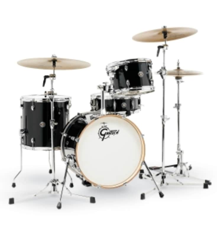 Gretsch Catalina Club 4 Piece Shell Pack (18/12/14/14SN) Piano Black image 1