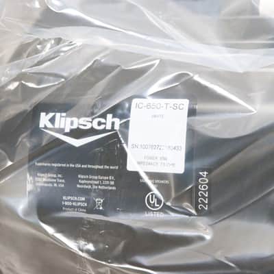 Klipsch IC-650-T-SC Commercial In-Ceiling Speaker (PAIR) CG015H4 image 7