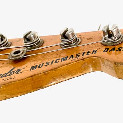 Fender Musicmaster Bass 1978 Black image 13