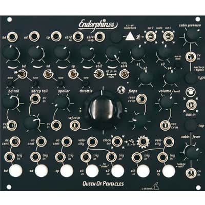 Endorphin.es Black Queen of Pentacles 7 Voice 909 Drum Generator image 1
