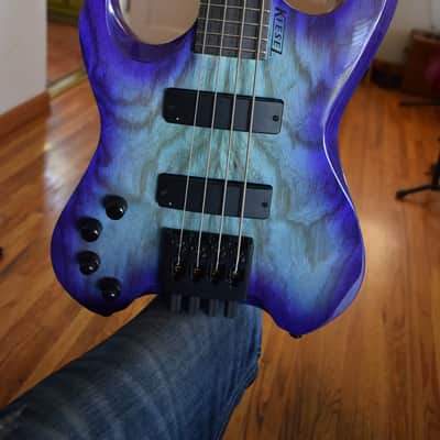 Kiesel Vader Bass , left handed 4 string model , Beautiful specimen, Ash body image 6