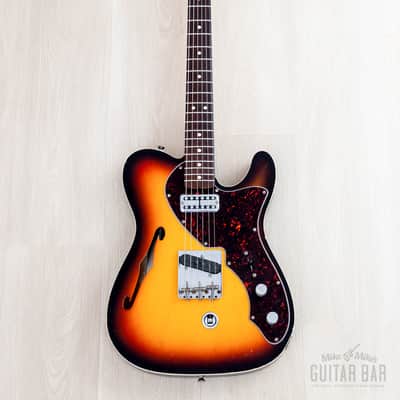 2011 Fender Custom Shop Masterbuilt Yuriy Shishkov 1963 Telecaster Thinline B-Bender Sunburst w/ Case, COA, Tags image 2