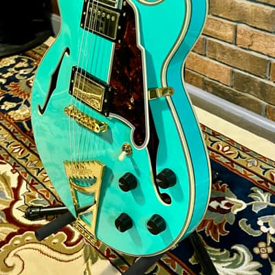 2017 D'Angelico Excel EX-SS Excellent Plus Condition Surf Green Bild 3