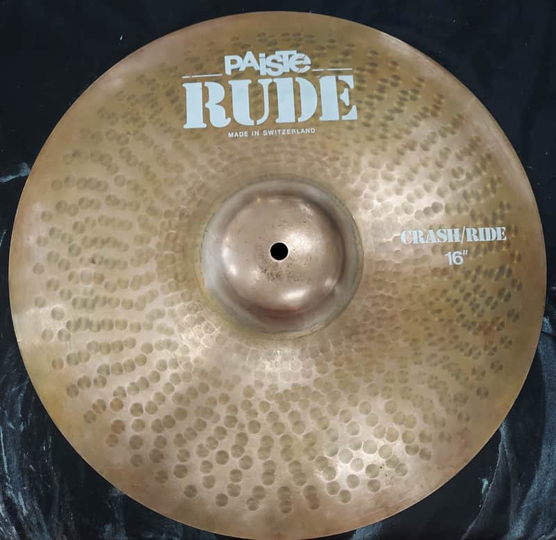 Paiste 16" RUDE Crash/Ride Cymbal image 1