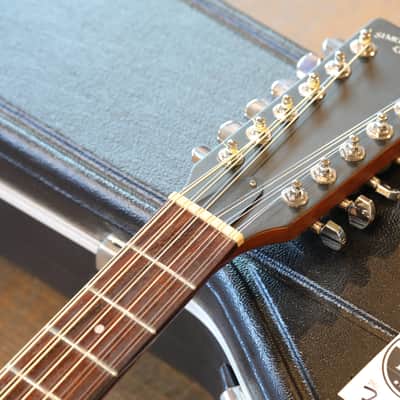 Vintage! 1980’s Simon & Patrick Luthier W.C. Natural Satin 12-String Acoustic/ Electric Guitar + Case image 10