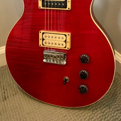 1984 Hamer USA Sunburst Trans Cherry w/ HSC image 4