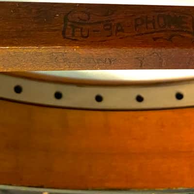 Vega VegaPhone Custom Professional #3 Original Five String Banjo  Circa 1926 Mahogany image 16