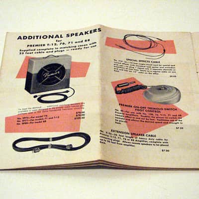 1959 Premier/Sorkin amp and guitar catalog image 8