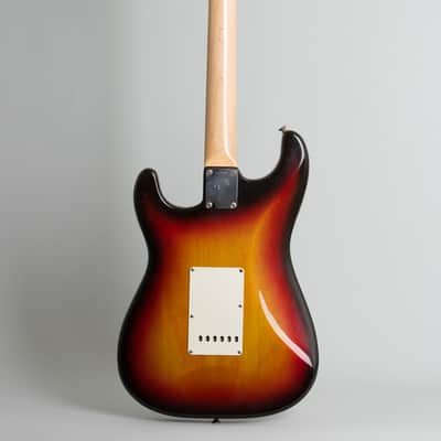 Fender  Stratocaster Solid Body Electric Guitar (1970), ser. #273341, period black tolex hard shell case. image 2