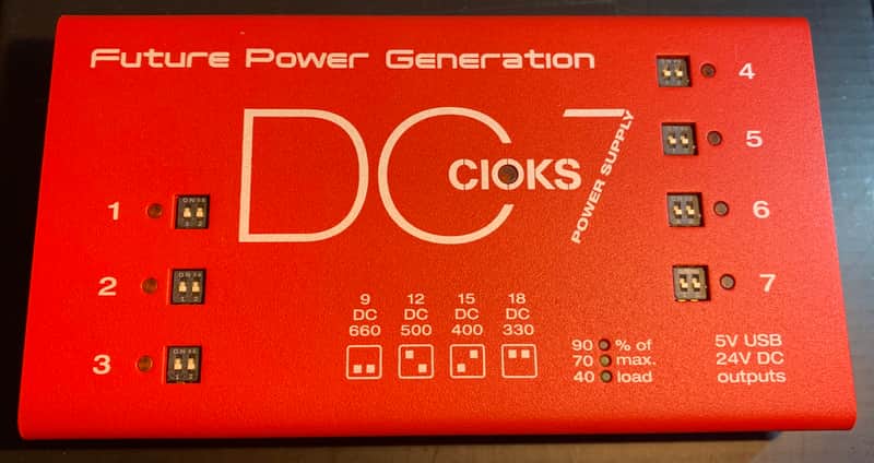 CIOKS DC7 Power Supply Limited Edition - Gear Hero - Red image 1