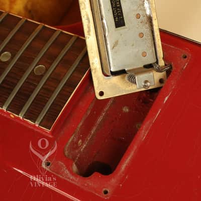 1965 Gibson reverse Firebird III w/non-reverse headstock original CARDINAL RED!! image 23