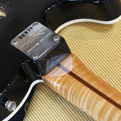2018 Fender Custom Shop Double Esquire Limited Edition Electric Guitar Relic Silver Sparkle + COA OHSC image 21