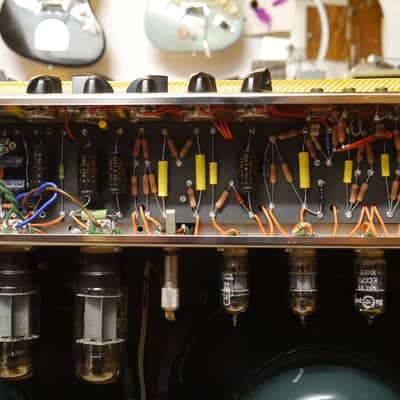 Fender Low Power Tweed Twin 5E8-A 2x12 TAD Tube Amp with Jensen AlNiCo5 Speakers image 7