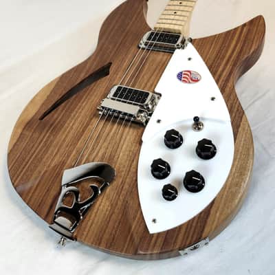 Rickenbacker 330 Electric Guitar, Thin-Line Semi-Acoustic, Walnut, 21 fret, 2 Pickups, Dot inlay, W/Case image 8