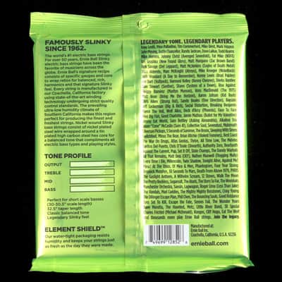 Ernie Ball Short Scale SlinkyBass Guitar Strings (45-105) image 2