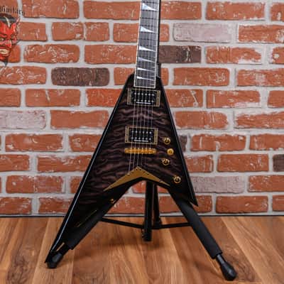 Jackson USA Custom Shop RRTQ Rhoads Quilt Maple Top Trans Black Burst 2022 w/OHSC image 1