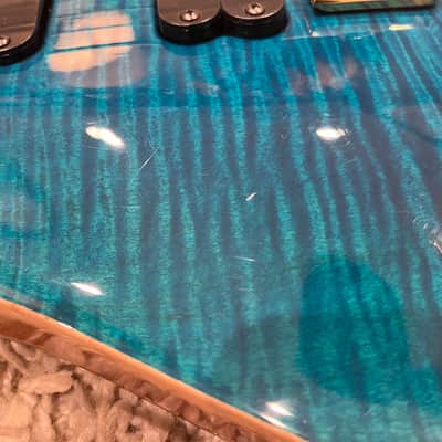 PRS 513 - Solid Brazilian Rosewood Neck - 2006 Blue Matteo image 17