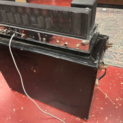 1966 Ampeg B-12XT Portaflex 2-Channel 50-Watt 2x12" Fliptop Guitar Combo Black image 9