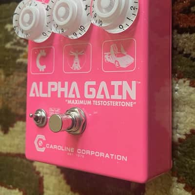 Caroline Guitar Company Alpha Gain 2023 - Sparkle Pink image 3