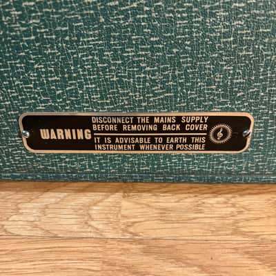 1962 Watkins WEM Westminster Tremolo 13 Watt Valve Guitar Amp (+ original tremolo pedal & amp cover, one owner from new!) image 7