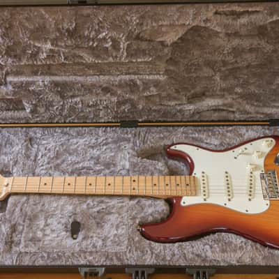 Fender American Professional Stratocaster with Maple Fretboard 2017 - 2019 - Sienna Sunburst image 3
