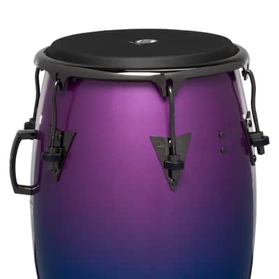 LP Latin Percussion Tony Succar 11-3/4" Conga Rainbow Black Nickel image 3