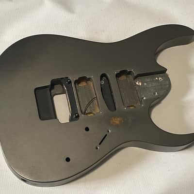 2010's Indonesian Ibanez RG5EX1 Grey Pewter Basswood Guitar Body Floyd Ready