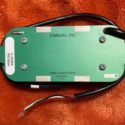 DiMarzio DP702BK Blaze 7-String Bridge Humbucker 2010s - Black image 2