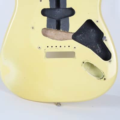 1994 Vintage Fender Stratocaster 1962 BODY ~Olympic WHITE~ Lightweight 4 LBS 62 AVRI American Reissue image 10