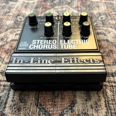 1990s In-Line Effects XE756 Stereo Chorus Electric Tube Vintage MIJ Made In Japan Chorus Overdrive Distortion Guitar Effrct Pedal! image 2