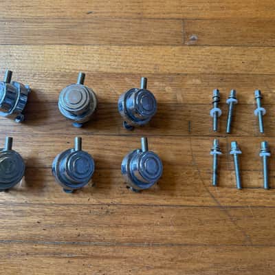 6 pack Vintage DW / Camco Collectors Turrent 80's 90' Style drum lugs image 1
