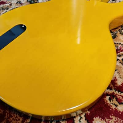 1990's Greco Les Paul Junior Jr Double Cut (EJR) TV Yellow, Made in Japan MIJ image 16