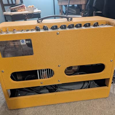 Fender Blues Deluxe Reissue 2-Channel 40-Watt 1x12" Guitar Combo 2005 - Present - Tweed image 2
