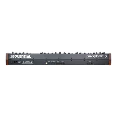 Sequential Prophet-6 Six-Voice Analog Synthesizer with Discrete Voltage-Controlled Oscillators Per Voice and Dual Effects Section image 6