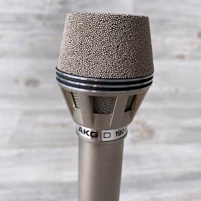 1976 AKG D190E Vintage Dynamic Microphone + Extras image 12