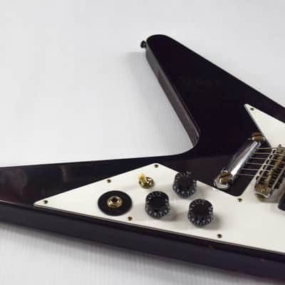 Gibson Kirk Hammett 1979 Flying V Custom Shop Murphy Lab 2012 - Ebony image 6