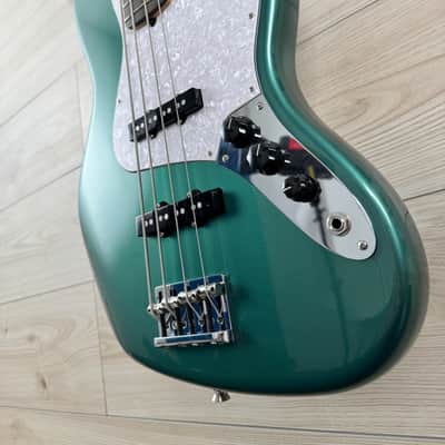 Fender Adam Clayton Jazz Bass Rosewood Fingerboard, Sherwood Green Metallic image 3