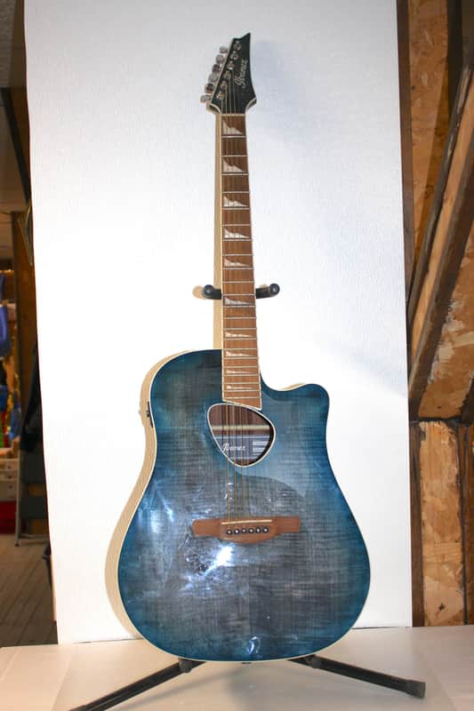 Ibanez ALT30FM-BDB Altstar 2021 - Present - Blue Doom Burst image 1